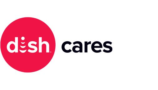 DISH Cares corporate social responsibility logo