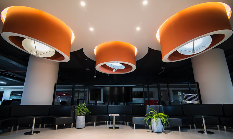 Modern and beautiful office at DISH India