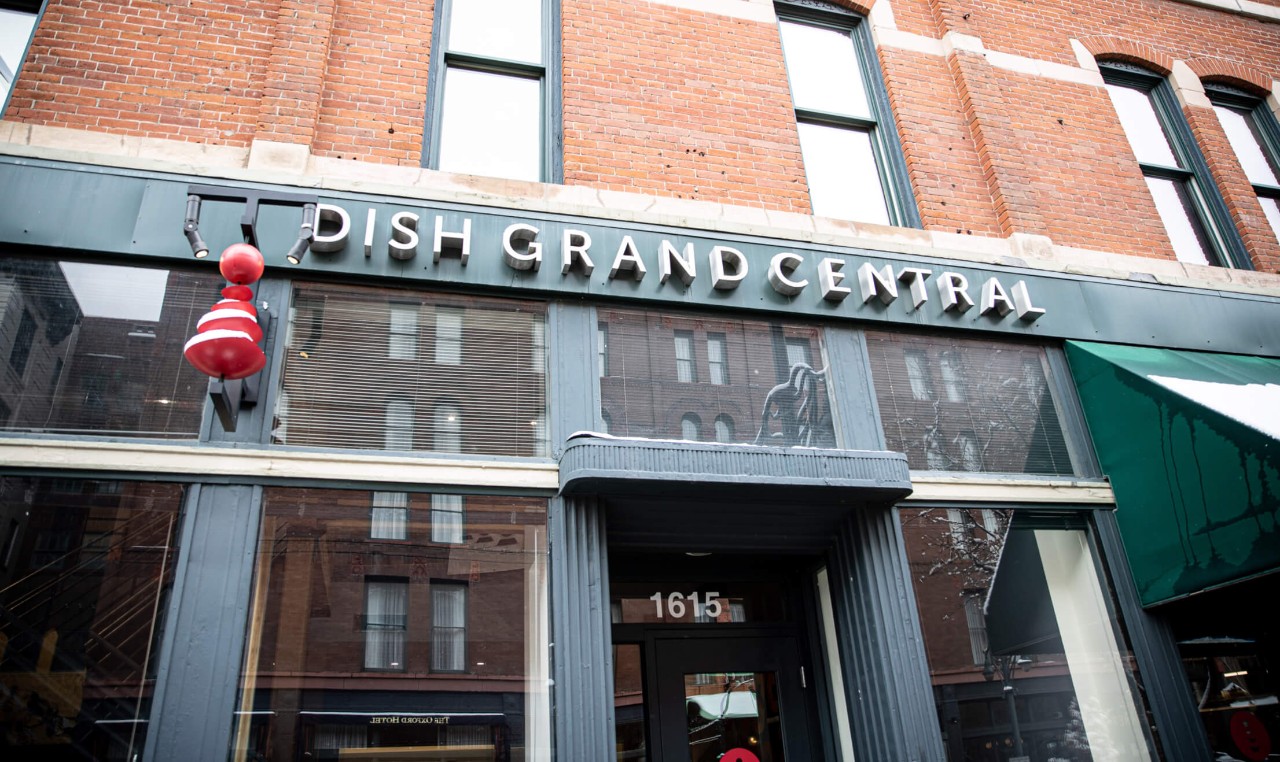 DISH Grand Central office entrance in Downtown Denver