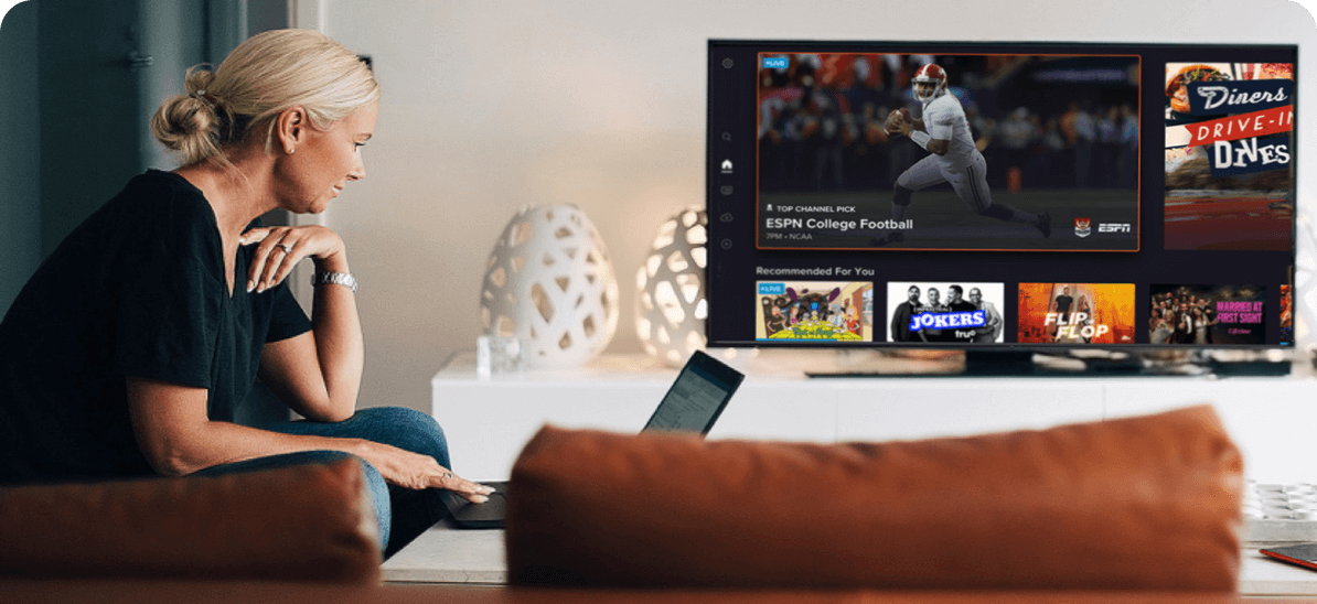 Woman applying for DISH and Sling TV content acquisition job 