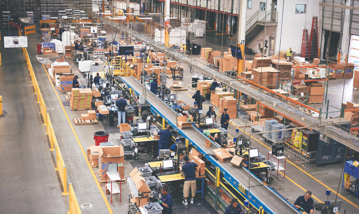 DISH manufacturing warehouse in Denver, Colorado